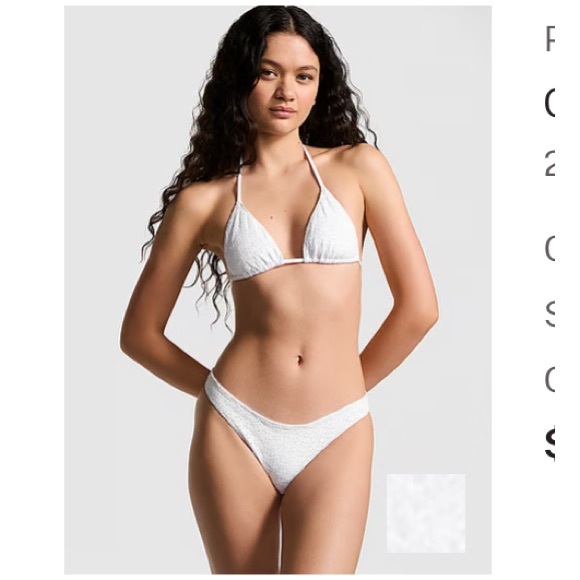 Frankie's Bikinis Other - PINK by Frankies Cape May Eyelet Bikini Top & Moon Bay Eyelet Bikini Bottom